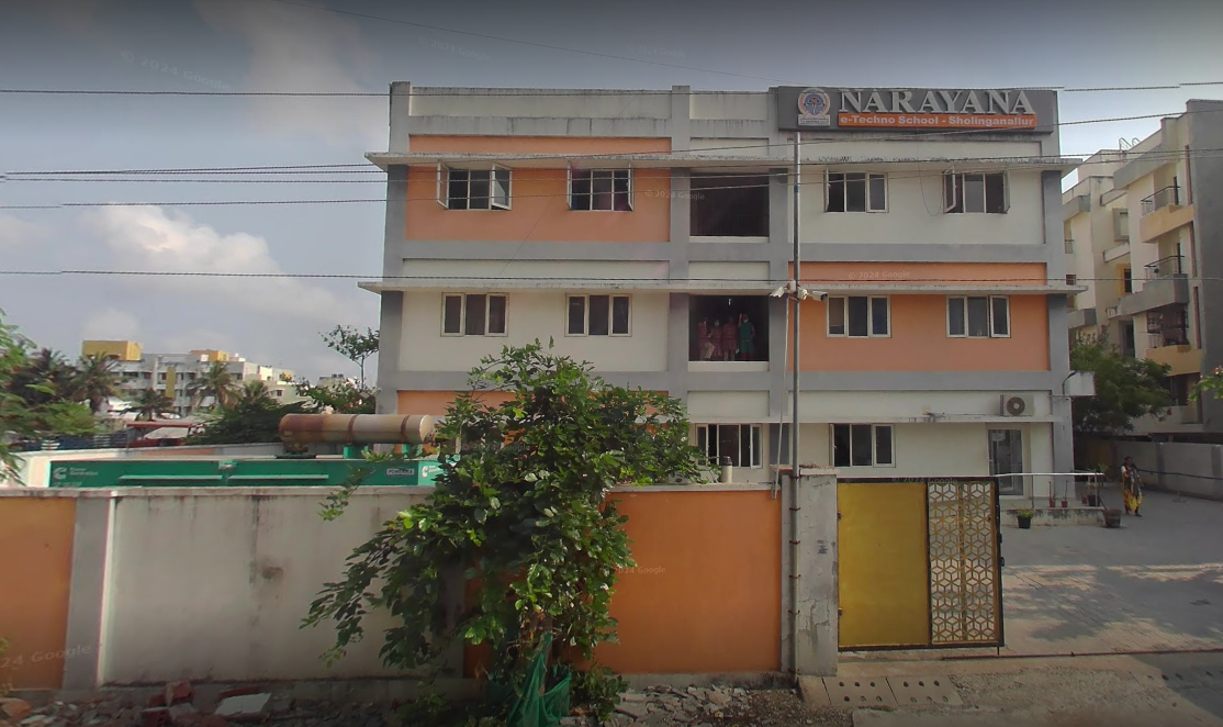 Narayana E-Techno School, No.51, Sholinganallur Main Rd, behind Pushkar Ramaniyam Apartment, New Kumaran Nagar, Sholinganallur campus 1