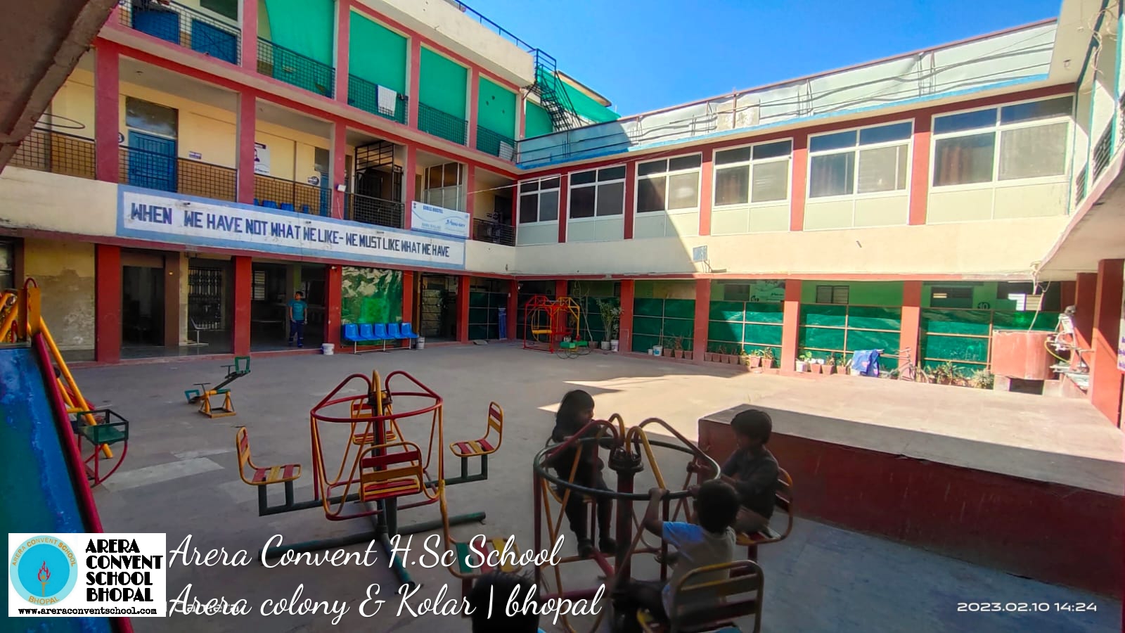 Arera Convent Higher Secondary School campus 1