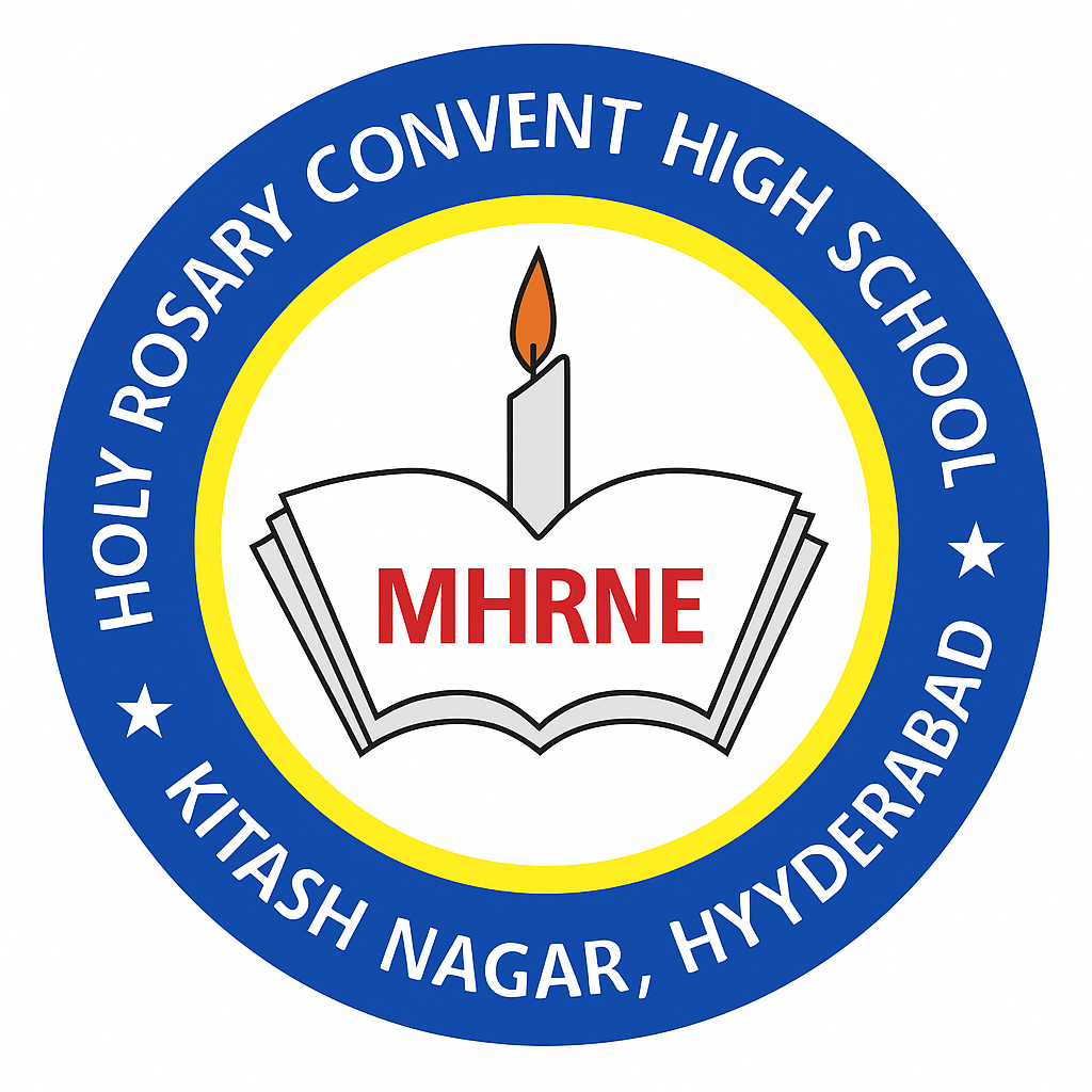 New Rosary Convent High School logo