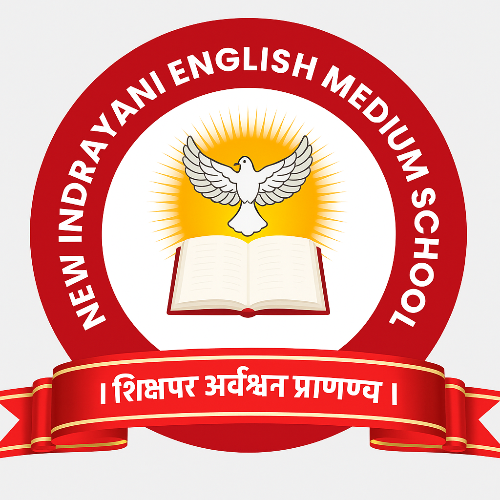 New Indrayani English Medium School logo